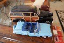 3 DIE CAST CARS 1949 FORD 1948 CHEVY FLEETMASTER CHEVY IMPALA