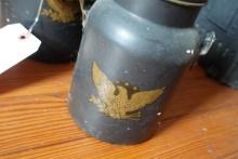 PAIR OF METAL LUNCH PAILS