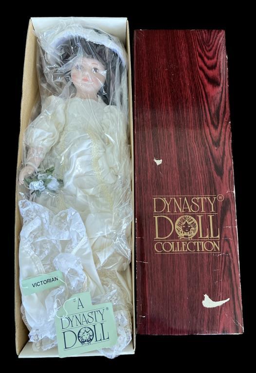 Porcelain Dynasty Doll Victorian Bride Doll
