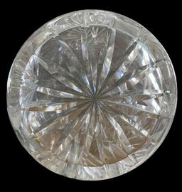 Lead Crystal 9” Pitcher - Cut Glass
