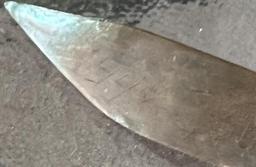 (3) Vintage Knives (Damaged): Hawkbill Knife,