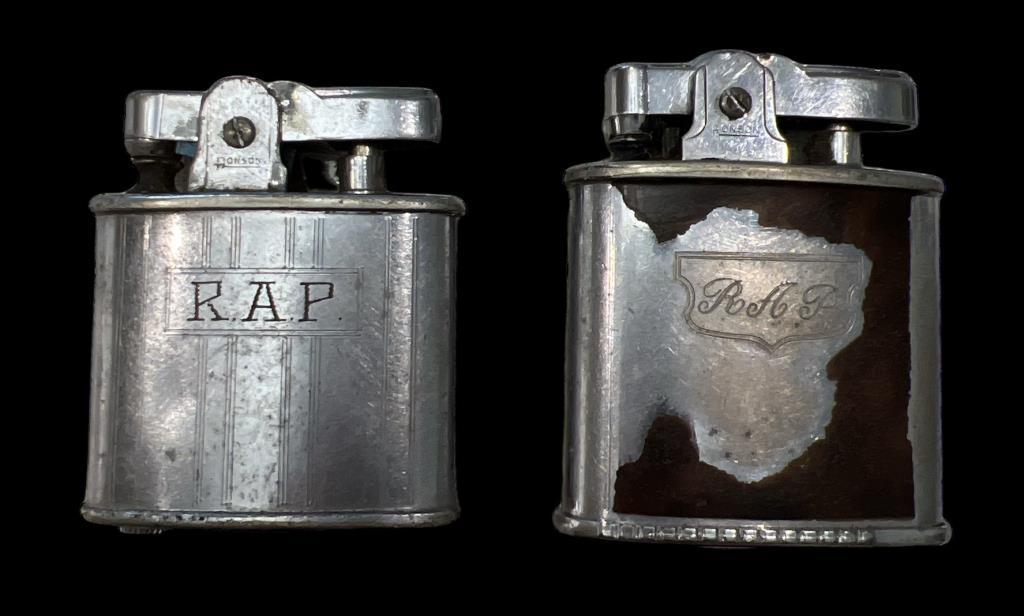 (2) Vintage Ronson Lighters Marked “RAP”