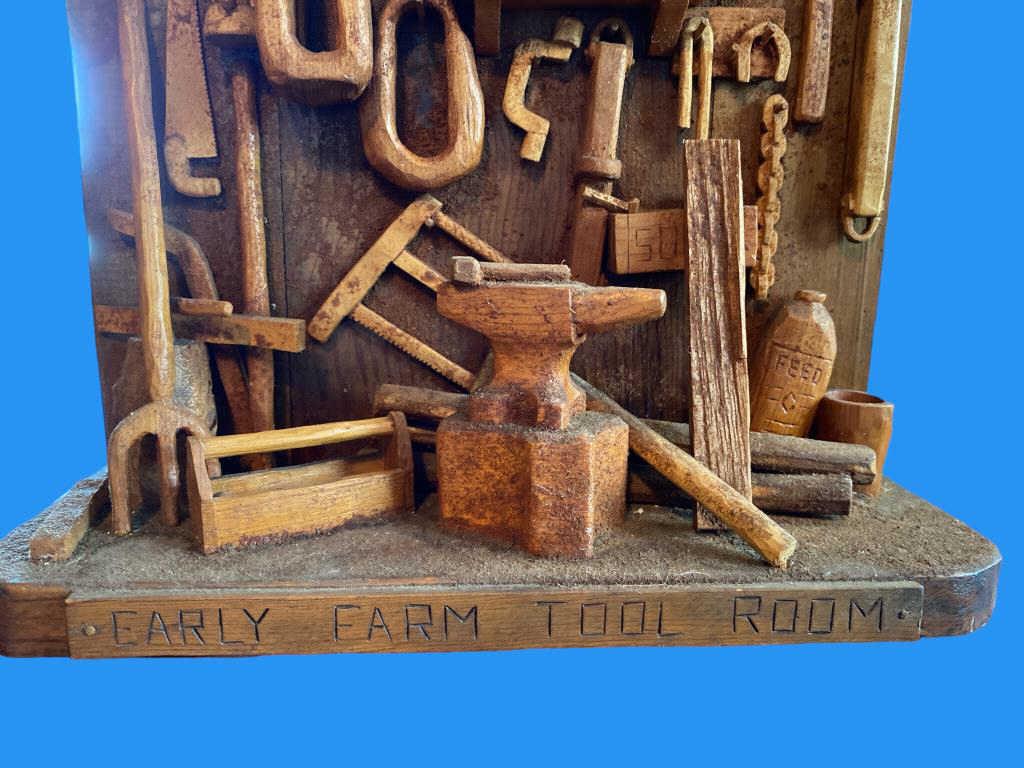 Handmade Wooden Early Farm Tool Room