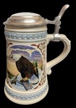 Harley Davidson Eagle Beer Stein With Pewter