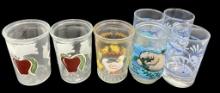Assorted Vintage Juice Glasses/Jelly Jars