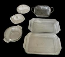 Assorted Pyrex, Some Damage
