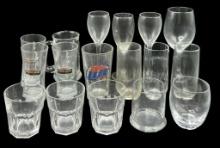 Assorted Glass Drinkware