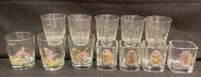 (13) Assorted Drinking Glasses