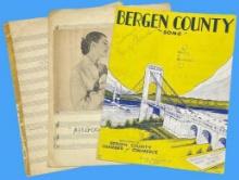 Autographed Henry I. Marshall Sheet Music "Bergen