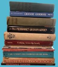 Assorted Cookbooks and Magazines