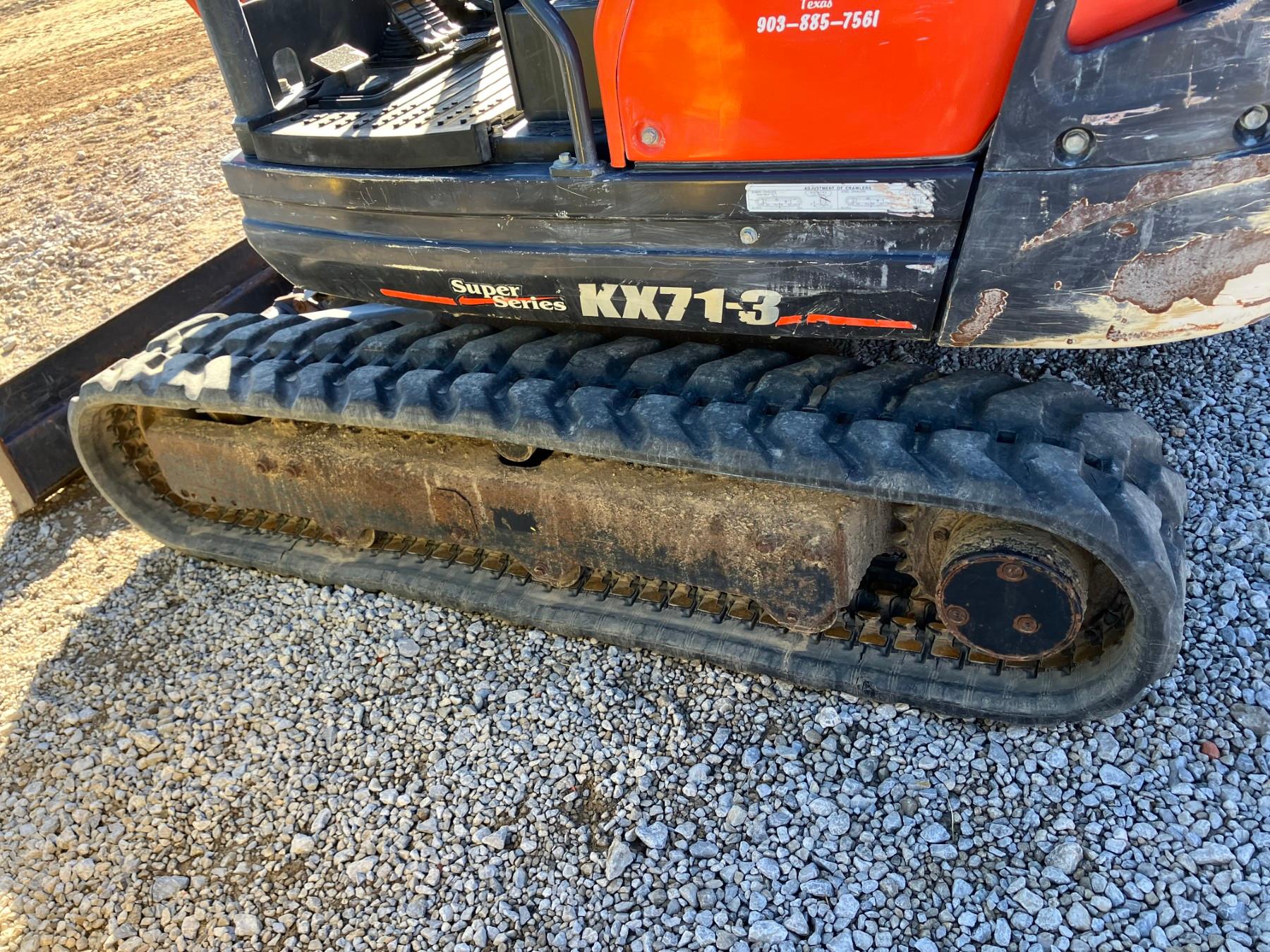 KUBOTA KX71-3 MINI EXCAVATOR