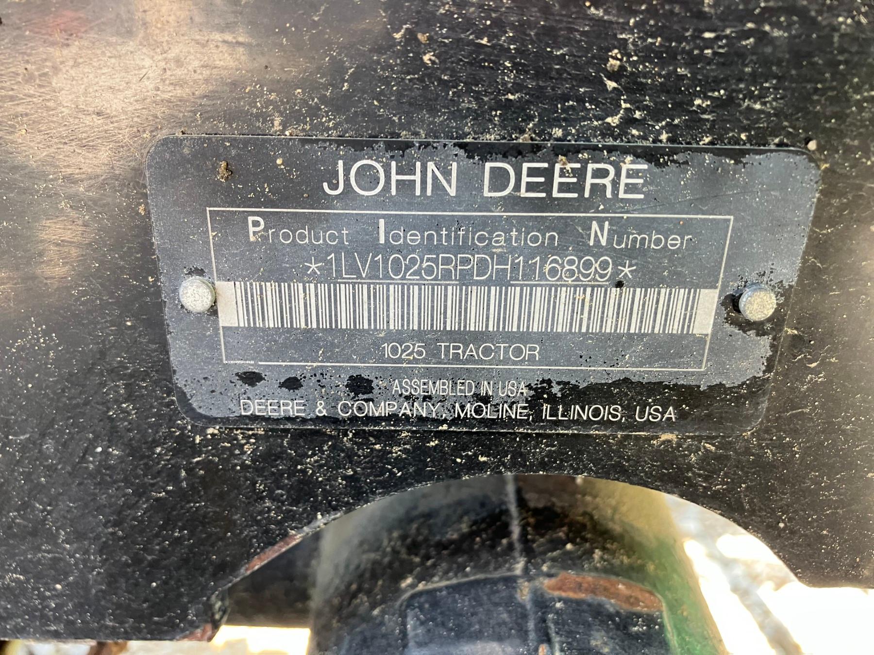 JOHN DEERE 1025R TLB