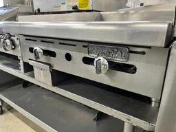 Imperial Countertop Gas Grooved Griddle