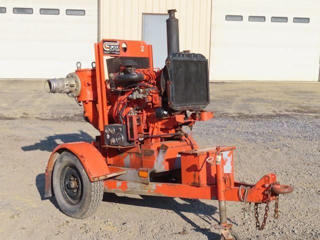 1991 GODWIN Model CD100, 4" Portable Pump, s/n 914886-17, powered by Kubota diesel engine, equipped