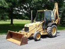 1992 FORD Model 555D Tractor Loader Backhoe, s/n A418384, powered by diesel engine and shuttle
