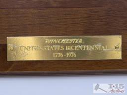 1776-1976 Winchester United States Bicentennial Wooden Wall Plaque