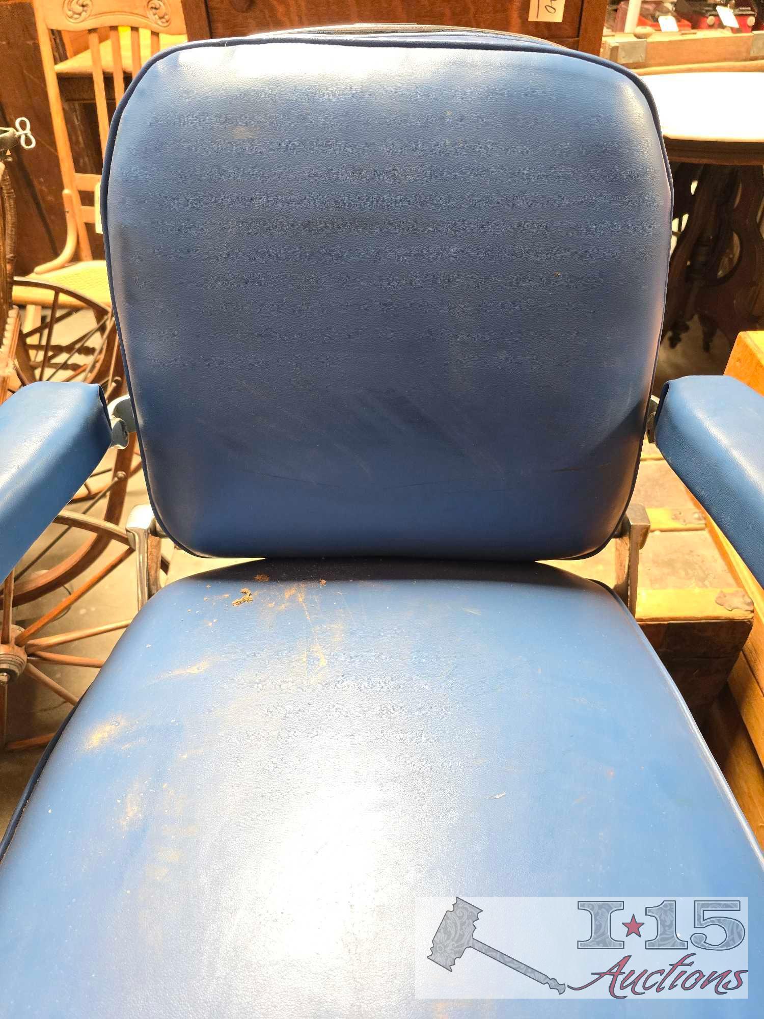 Antique Emil J. Paidar Company Barber Chair