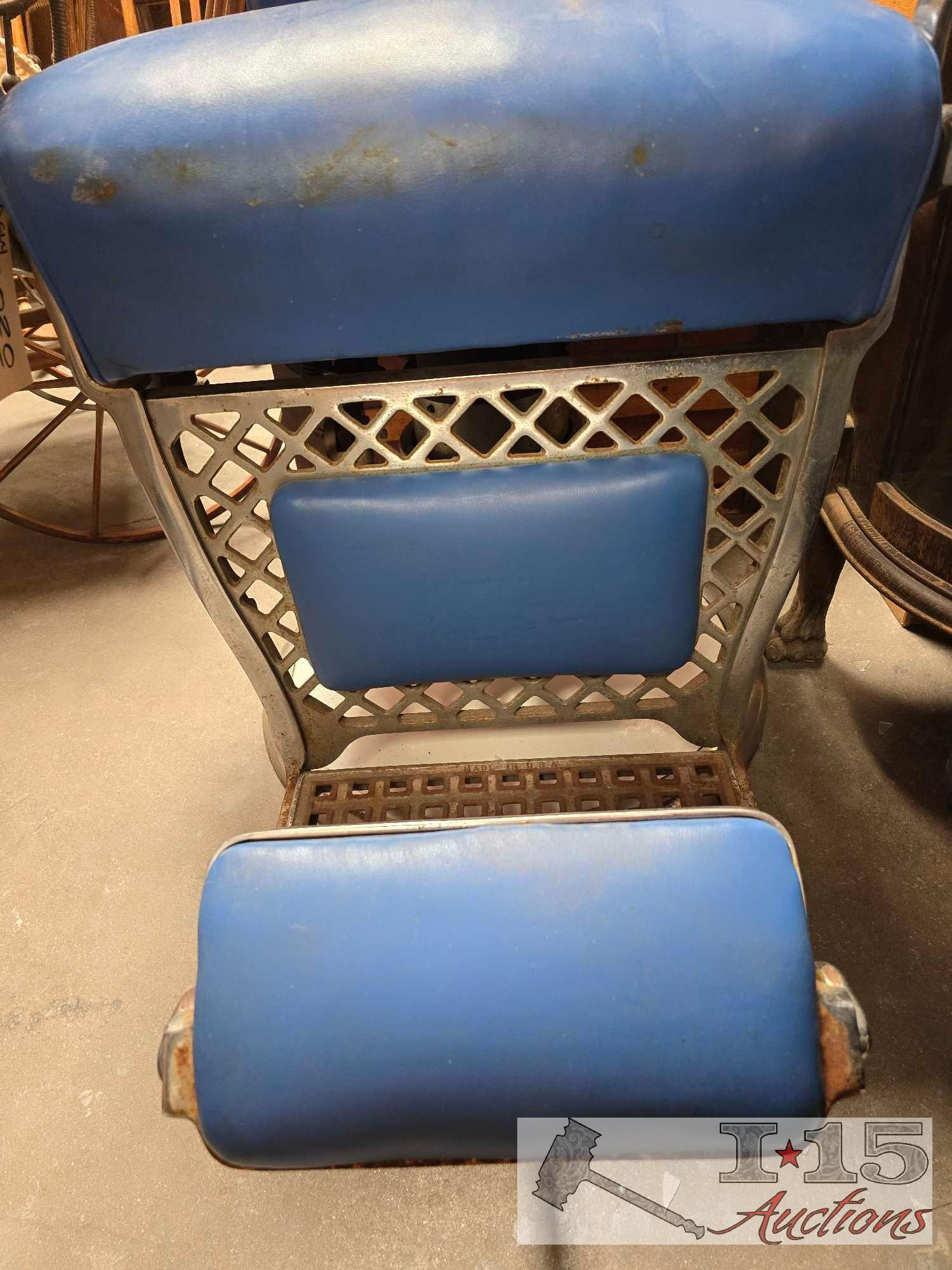 Antique Emil J. Paidar Company Barber Chair