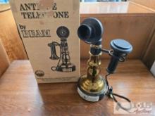James B. Beam Antique Telephone Whiskey Bottle