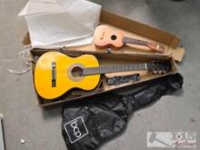 BCP Acoustic Guitar & Harmony Ukulele
