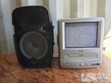 Polaroid Speaker & RCA 9? TV/VCR