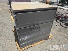 (2) 3 Drawer Lateral Filing Cabinets