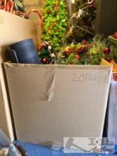 Box of Christmas Decorations & more