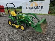 John Deere 2305 4x4 w/Ldr/Mower