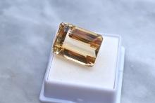 41.56 Carat Octagon Cut Citrine