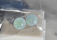 4.45 Carat Matched Pair of Australian Opal Triplets