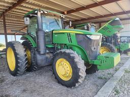 2014 John Deere 7230R Tractor Hours: 6458, P.I.N. 1RW7230RVEC085124