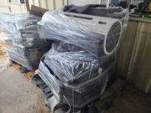 (2) Pallets w/Canon Large Format Printer, Computer Keyboards, HP Monitors, Printers, Bxs w/Misc.