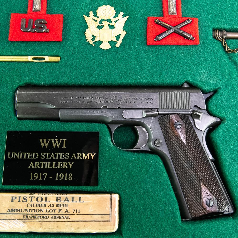 1918 WWI US Army Colt 1911 45acp Pistol (C) 235878