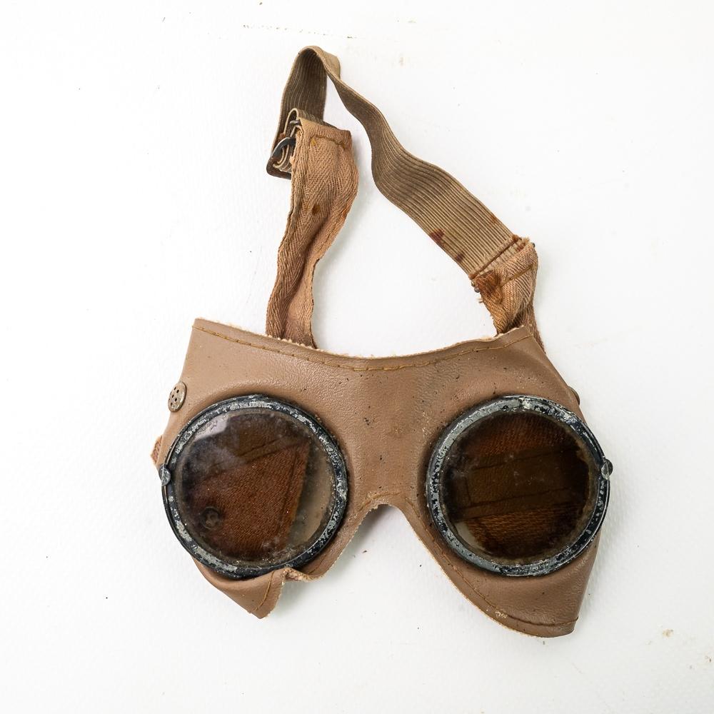WWII German Afrika Korps Motorcycle Dust Goggles