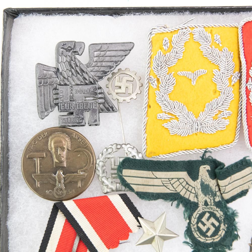 WWII "Bring Back" German Italian Pin Badge Lot