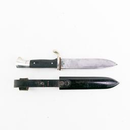 WWII German Hitler Youth Knife-Robt Klaas W/Motto