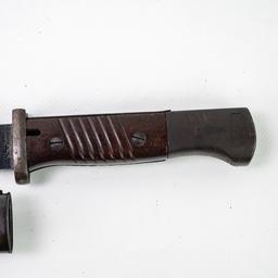 WWII German K98 Bayonet-44 fng-Post War SS Etched