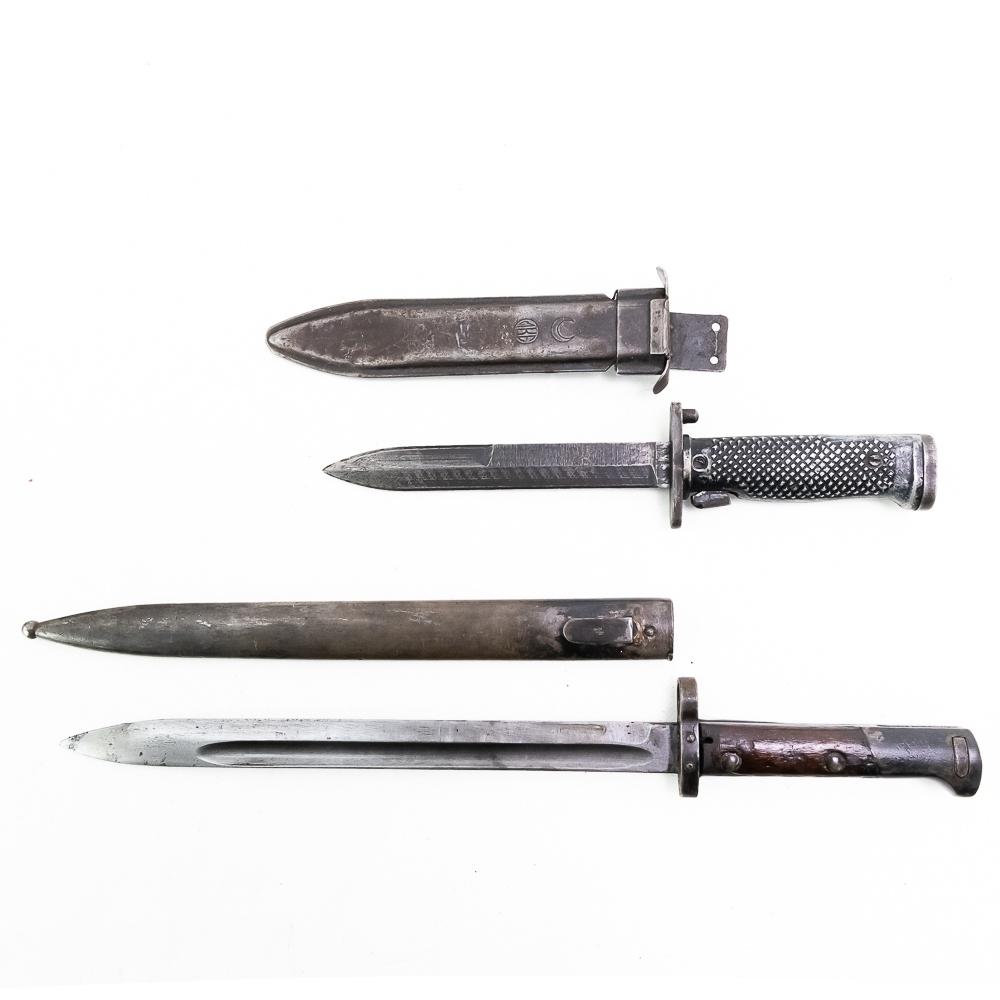 20th C. Czech & Odd Turkish Bayonet Lot (2)