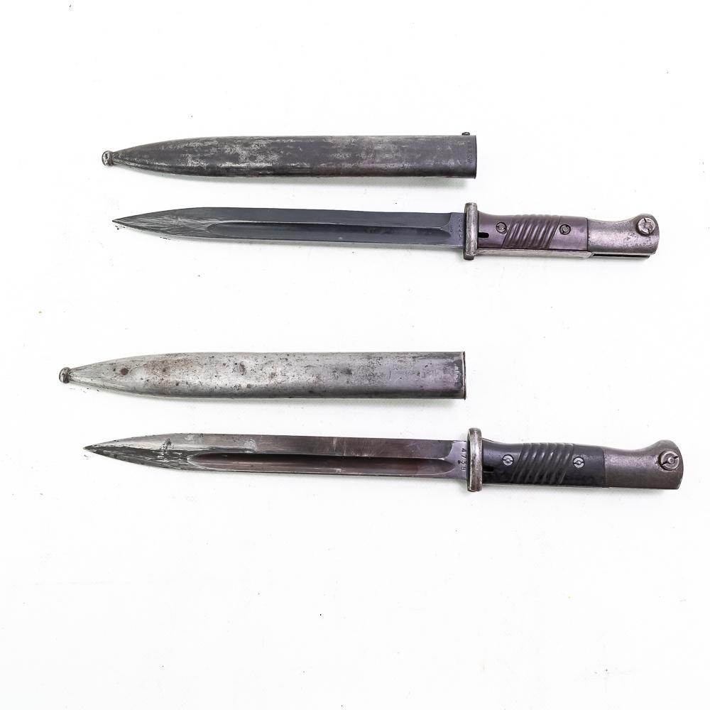 WWII German Combat 98K "Horster" Bayonet Lot (2)