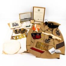 WWII US Navy CPO Uniform Grouping & More-DE 441