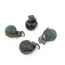 US M67 M69 Frag Hand Grenade Lot- Early Vietnam