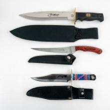 3 Hunting Knives