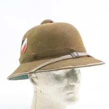 WWII German DAK Army 2nd Pattern Pith Helmet