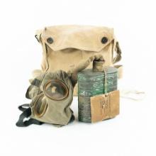 WWI US Gas Mask Respirator With Still Soft Mask