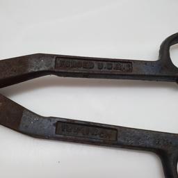 Vintage Crescent Tin Snips 12 ¾”, Made in USA