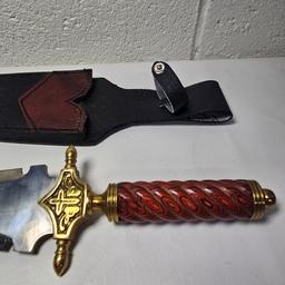 Medieval Warrior Style Dagger with Sheath