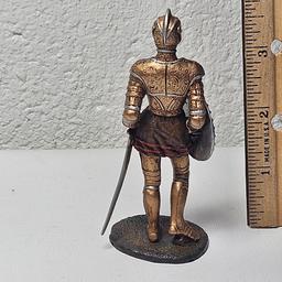 Medieval Knight Pewter Figurine