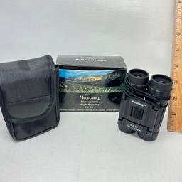 Mustang High Quality Binoculars 8x21 with Case & Original Box
