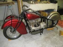 1941 Indian DeLuxe Fare Motorcyle
