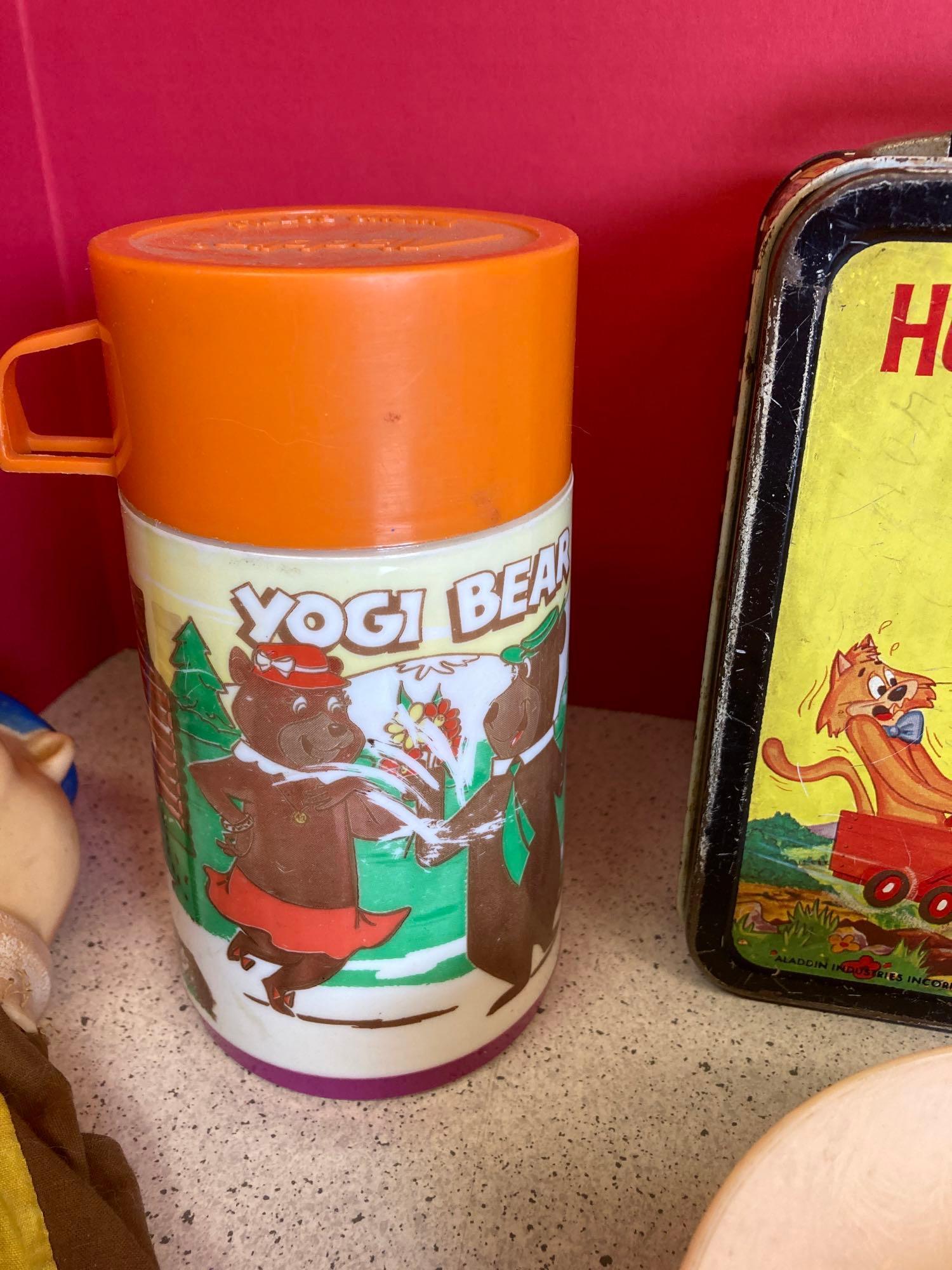 Yogi Bear and Huckleberry Hound items see pictures for list